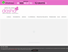 Tablet Screenshot of clinicadasha.com